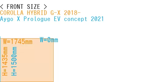 #COROLLA HYBRID G-X 2018- + Aygo X Prologue EV concept 2021